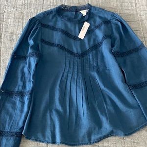 Jcrew denim blouse